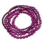 Traidcraft Purple Six Strand Bracelet