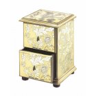 Traidcraft Silver Flower Drawers