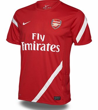 Nike 2011-12 Arsenal Nike Training Shirt (Red) - Kids