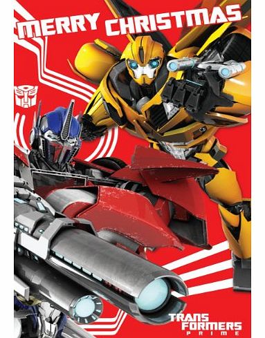 Transformers General Christmas Greeting Card