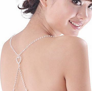 Diamante Bra Straps - Crystal Clear Cross Back Design