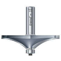 Trend Hand Rail 51mm Rad X 82.7mm Dia (Tct Router Cutter Range / Hand Rail)