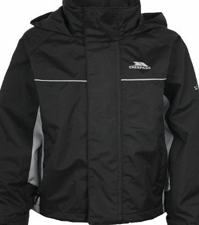 Trespass Boys Mooki Jacket - Black, Size 7/8