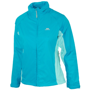 Ladies Trespass Kambalny Jacket. Turquoise