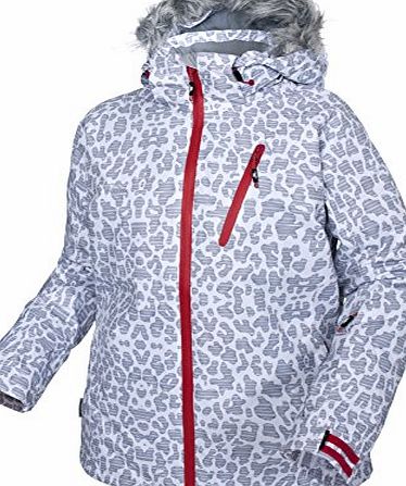 Trespass Womens Holyoke Ski Jacket - Silver/Grey Print, XX-Large