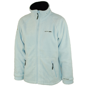 Ladies Trespass Vesna Full Zip Fleece. Polar Blue