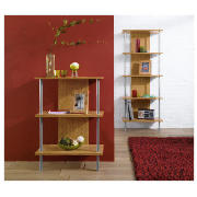 3 shelf bookcase, oak