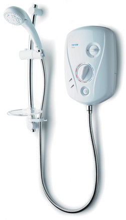 T80XR Slimline Electric Shower 9.5kW.