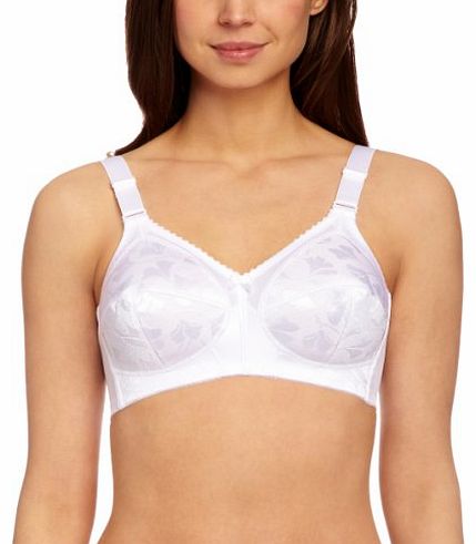 Doreen Fleur Non Wired Full Cup Womens Bra White 46F