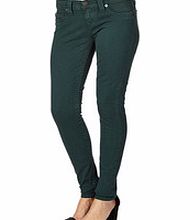 Casey emerald cotton blend jeggings