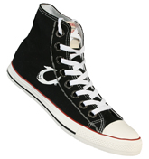 Dylan Black Hi-Top Trainers