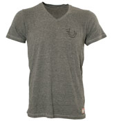 Grey V-Neck T-Shirt