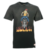 Haulass Faded Black T-Shirt