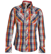 Multi-Coloured Check Plaid Western