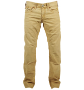 Ricky Light Khaki Straight Leg Jeans