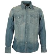 Rocky Western Light Denim Shirt