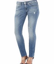 Shannon light blue midrise skinny jeans