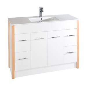 Trueshopping 1200mm Solar White Gloss Vanity