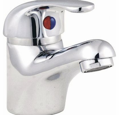 Chrome Basin Mixer Tap (Aero 1) and pop-up waste