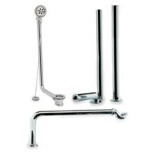 Chrome Roll Top Bath Pack