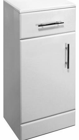 Gloss White Bathroom Vanity Furniture Storage Cupboard Unit 250(W) x 330(D)