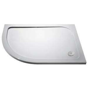 Offset Quadrant Shower Tray Modern Slimline