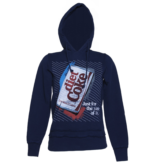 Ladies Diet Coke Retro Stripes Heavyweight Hoodie