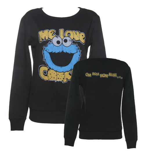 Ladies Me Love Cookies Sesame Street Sweater