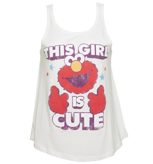 Ladies This Girl Is Cute Ladies Elmo Swing Vest