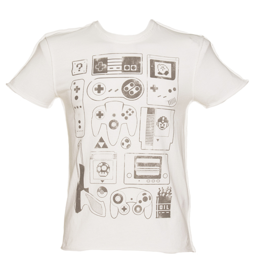 Mens Old School Gamer Vintage T-Shirt