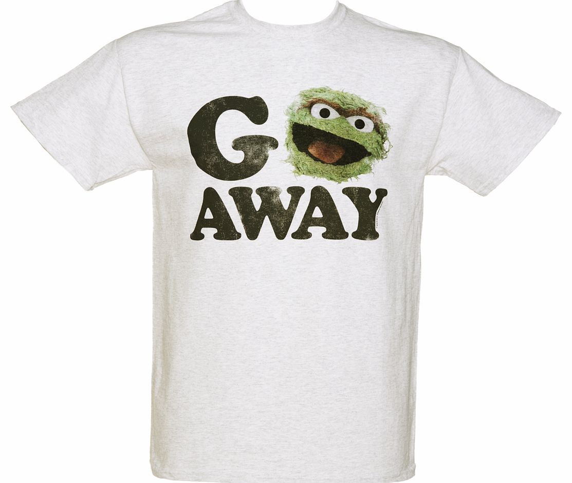 Mens Sesame Street Oscar Go Away Heavyweight