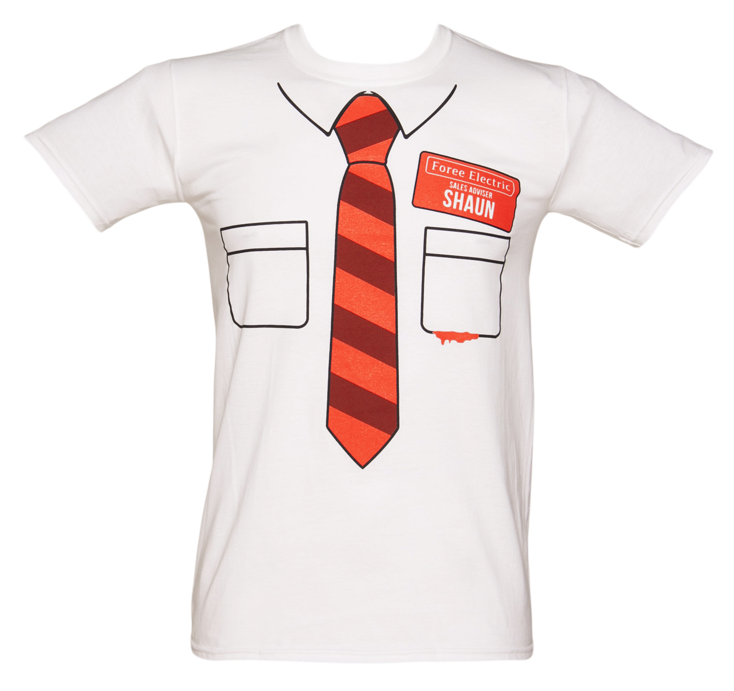 Mens Shaun Of The Dead Costume T-Shirt