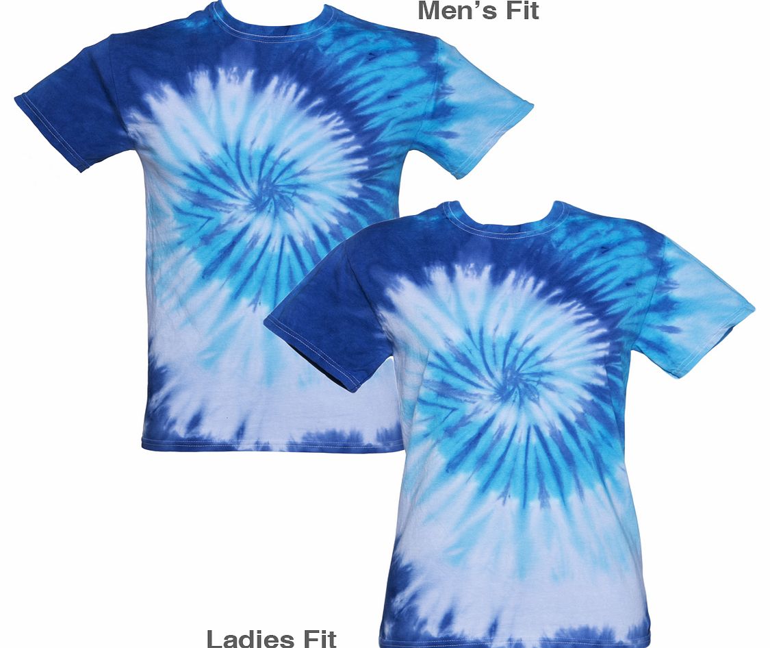 Unisex Blue Tie Dye T-Shirt