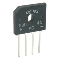 GBU4B BRIDGE RECTIFIER 4A 100V TRU (RC)