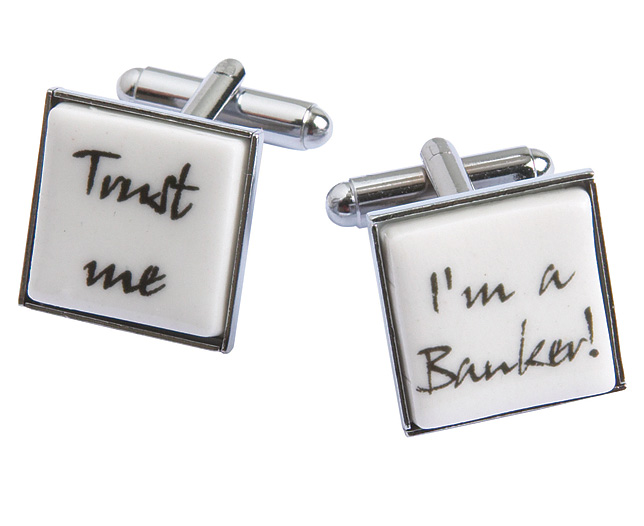 Me I` A Banker Cufflinks