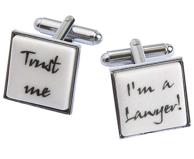 Me I` A Lawyer Cufflinks