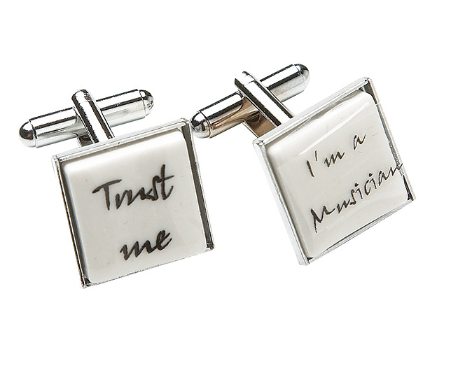 trust Me I` A Musician Cufflinks