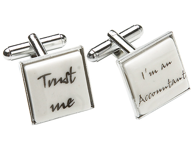 Me I` An Accountant Cufflinks