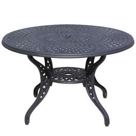 tudor Cast Aluminium Table 120cm