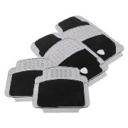 Car Mat 4 Set Black/Grey