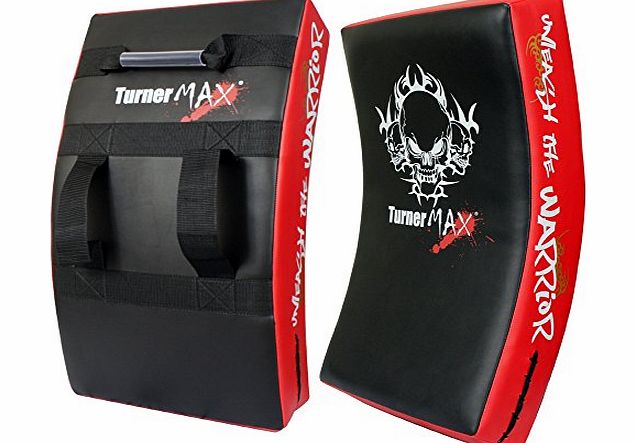 Turner Sports BOXING, KICK PAD, STRIKE SHIELD, CURVED, RED/BLK