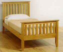 Slatted Bedstead - Sprung Slats - 90cm