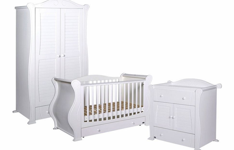 Marie Walnut 3 Piece Roomset