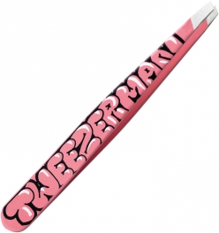 GRAFFITI SLANT TWEEZER - PINK