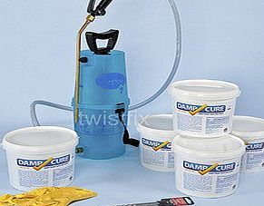 TWISTFIX DAMP CURE DIY DAMP PROOF DPC INJECTION CREAM 15 LTR KIT