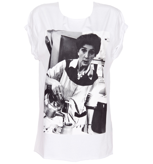 Ladies Dot Cotton Eastenders Oversized T-Shirt