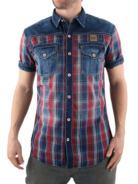 Indigo Check Buck Shirt