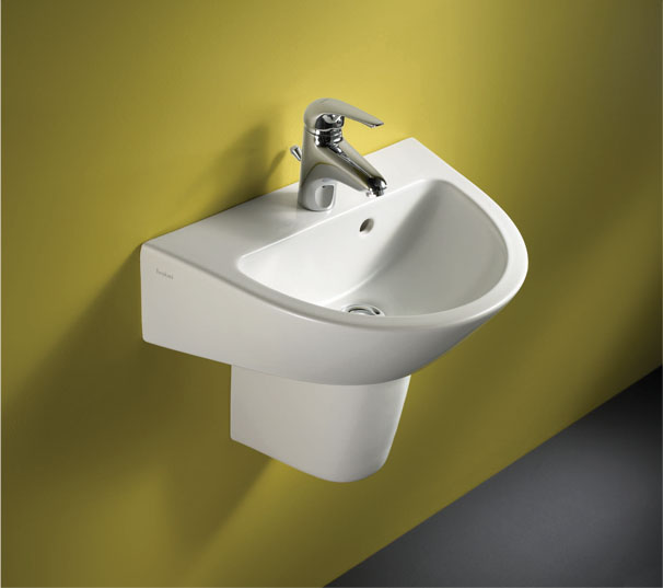 Flow 600 Basin with Semi-Pedestal