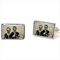 Tyler and Tyler Oblong War Kids Cufflinks by