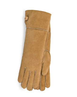 French Knot Glove Chestnut